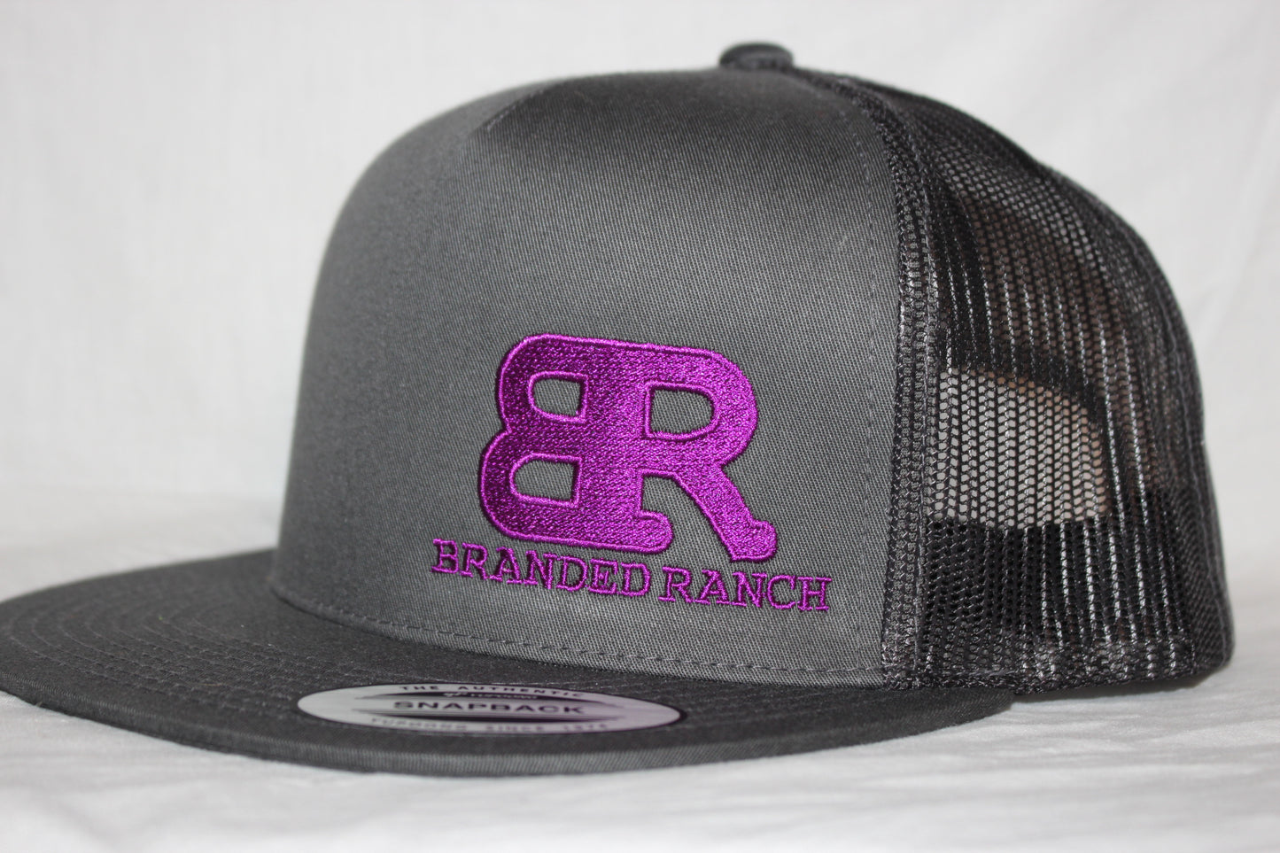 Branded Ranch Charcoal Flat Bill