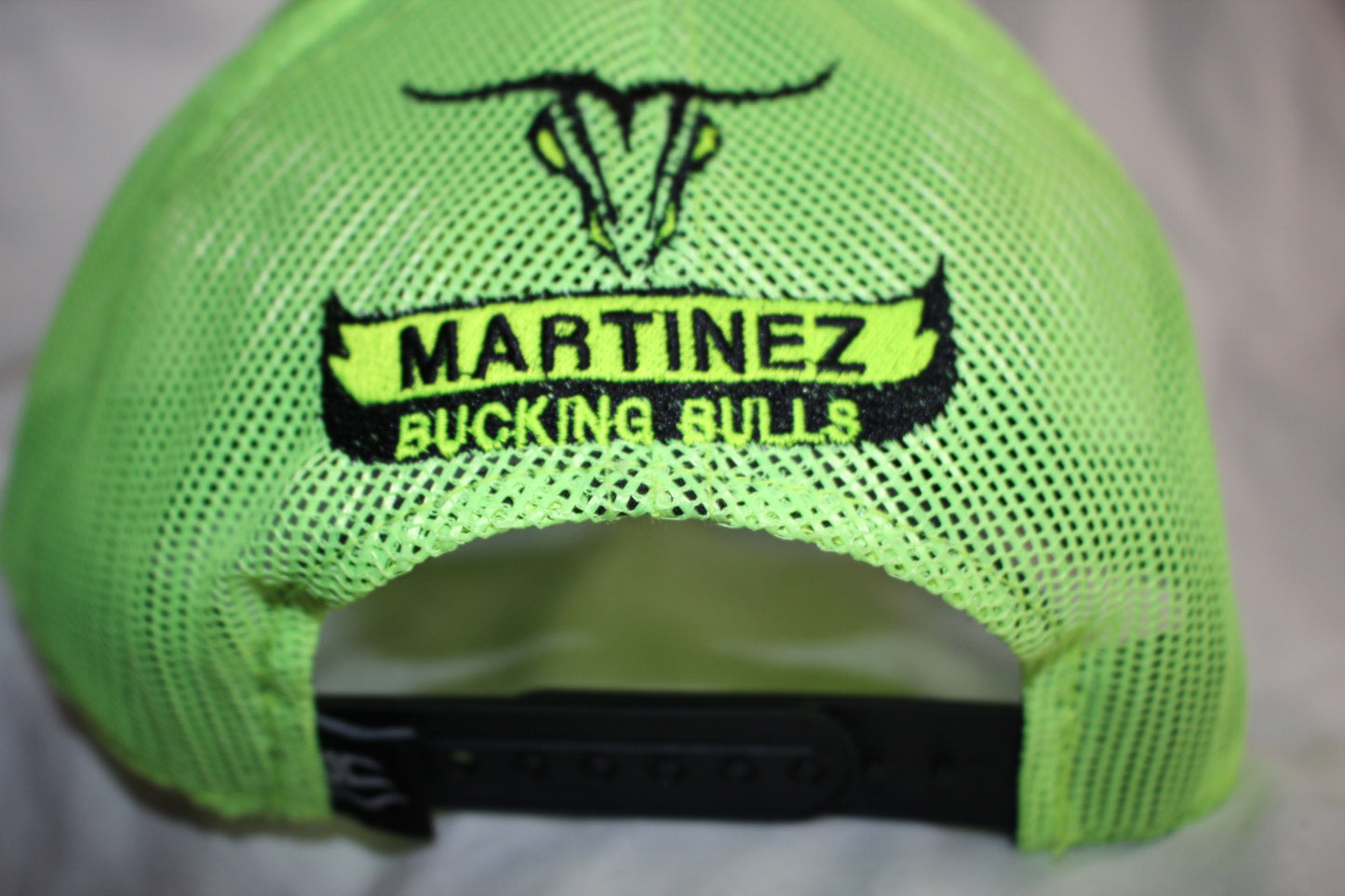 Martínez Black and Lime Snapback