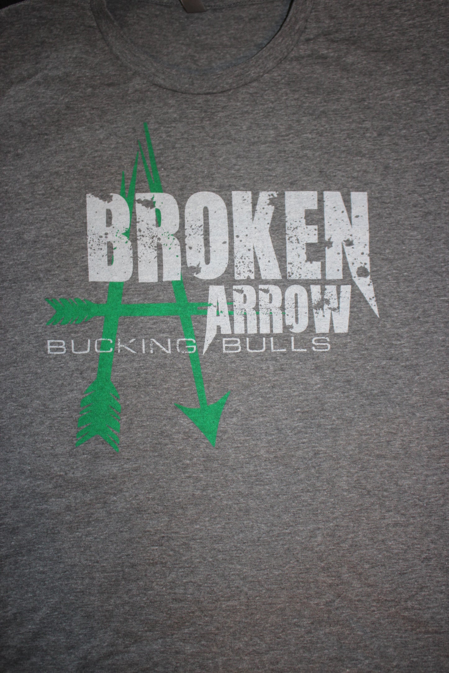 Broken Arrow Green and White T-Shirt