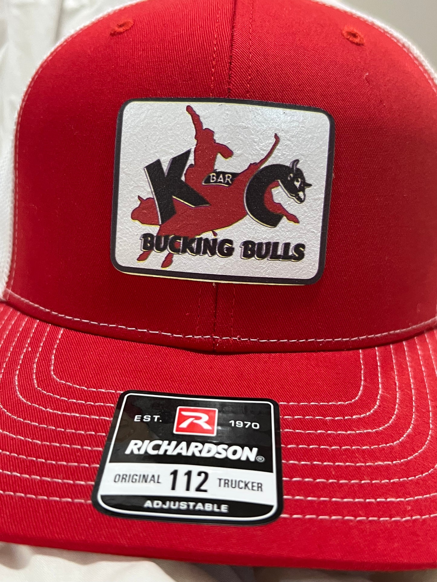 K-C Red Leather Hats
