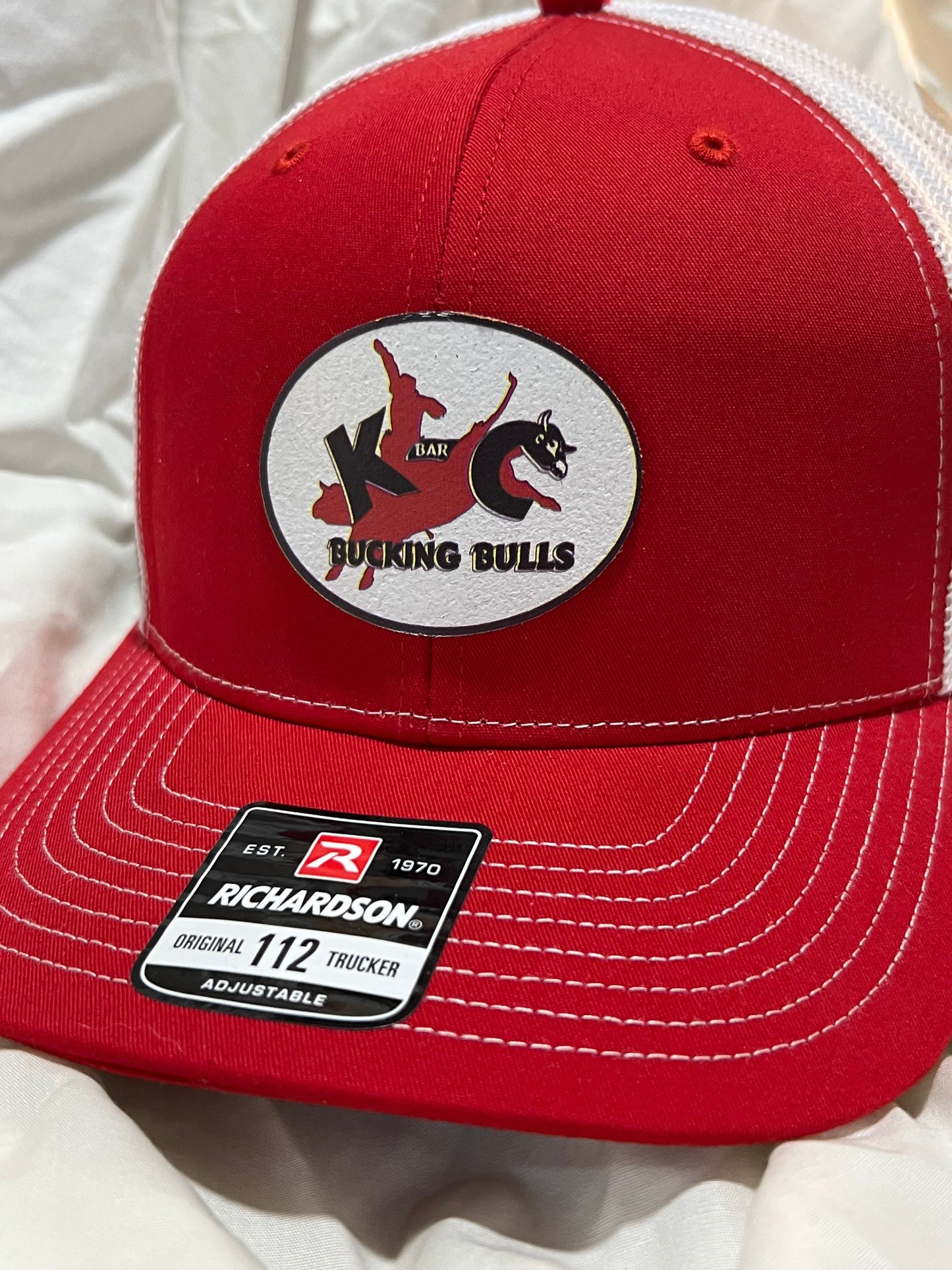 K-C Red Leather Hats
