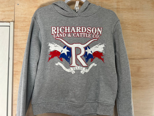 Richardson Cropped grey Hoodie