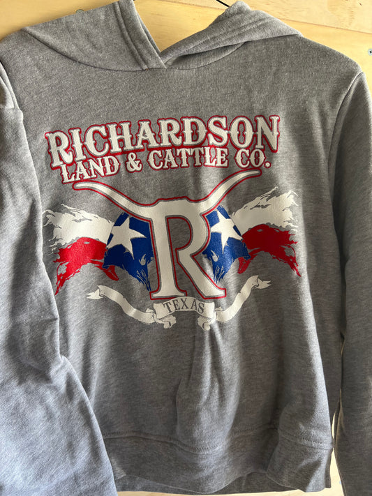 Richardson Cropped grey Hoodie