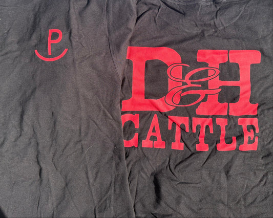 D & H  Rocking P Black T-shirt