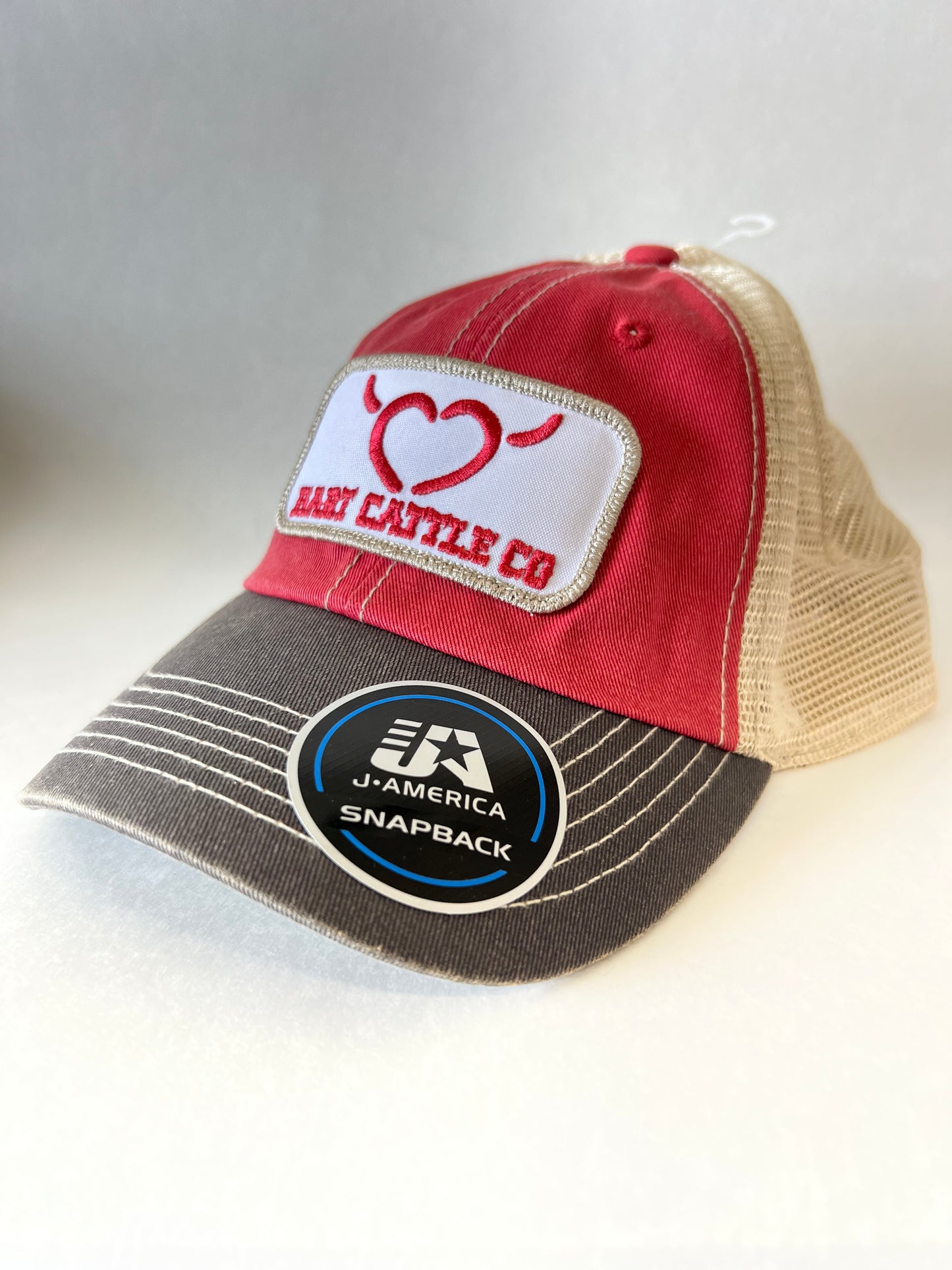 Hart Cattle Co. Red distressed Women's hat