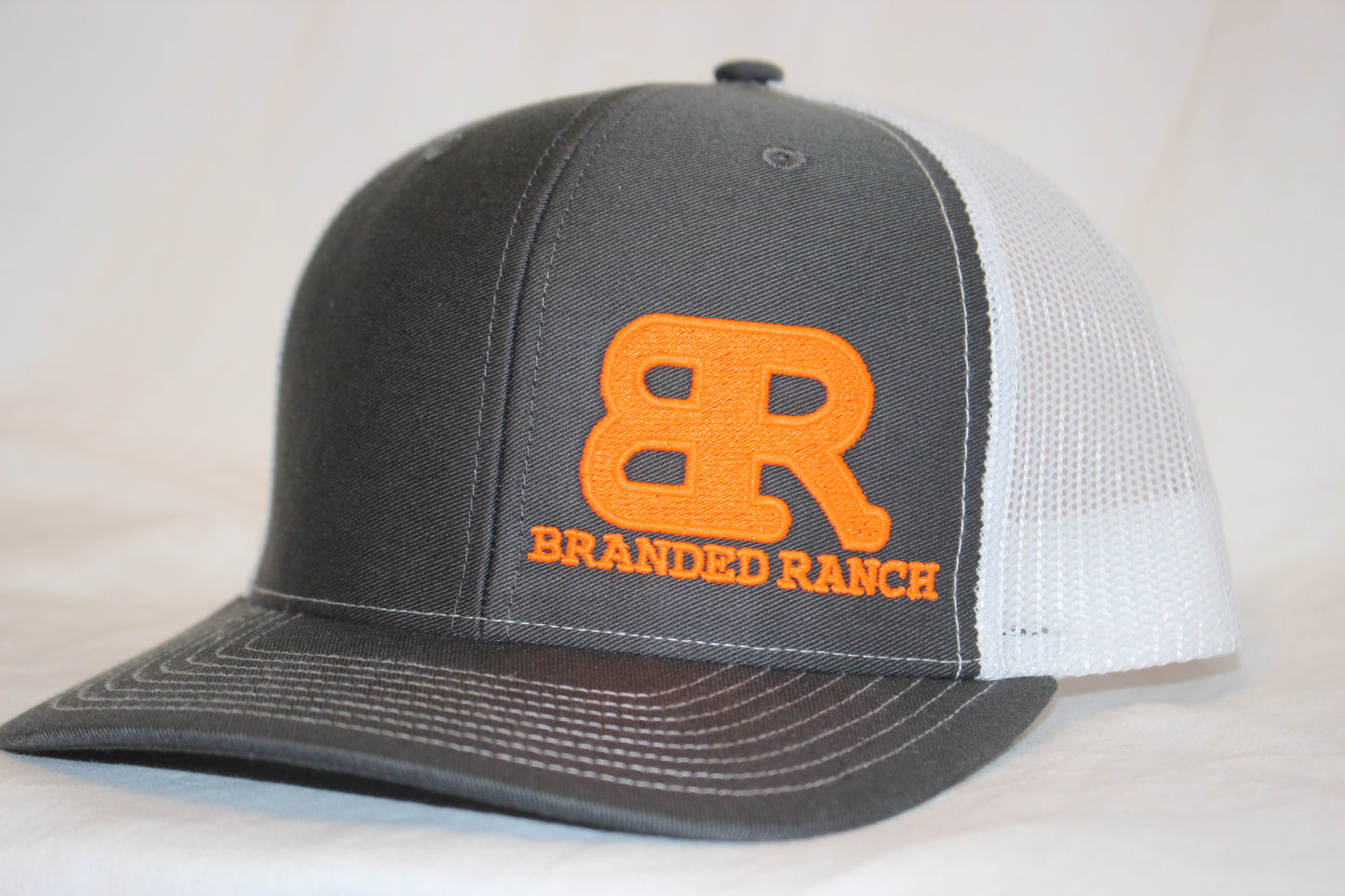 Branded Ranch Charcoal and White Snapback