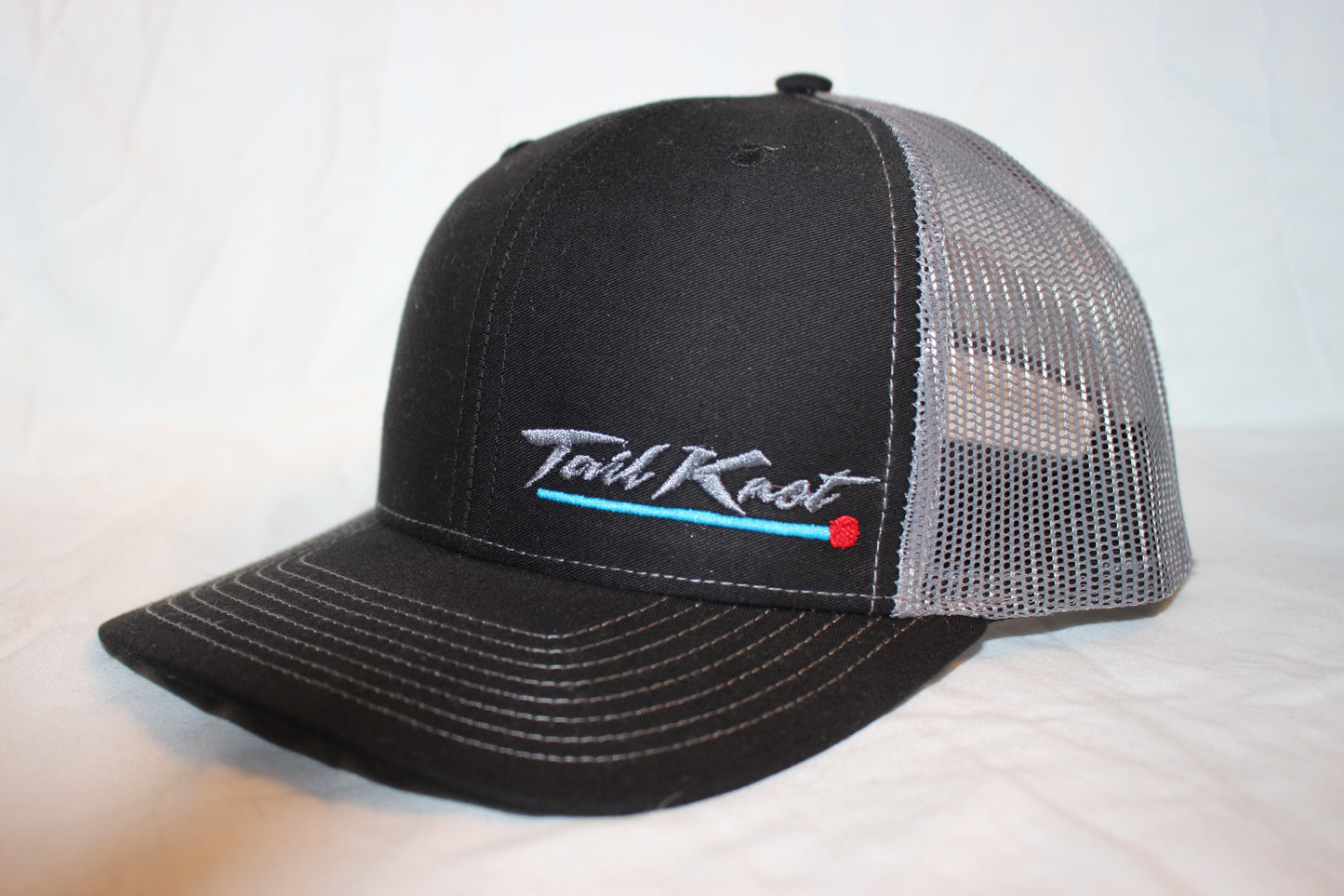 Tail Knot Black and Grey Snapback