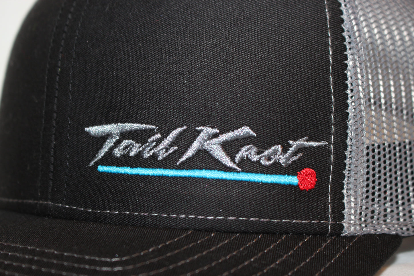 Tail Knot Black and Grey Snapback