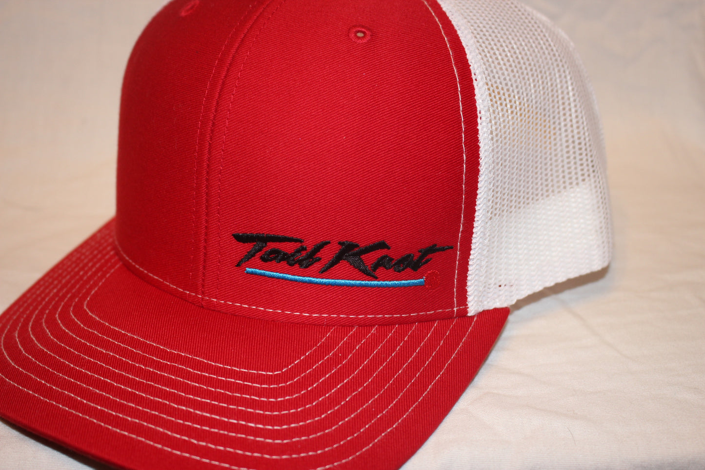 Tail Knot Red Snapback