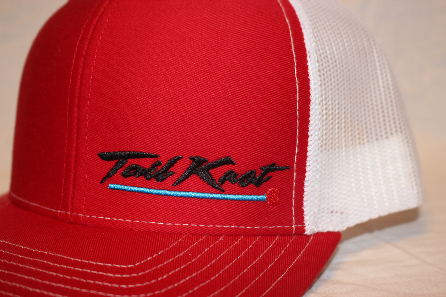 Tail Knot Red Snapback