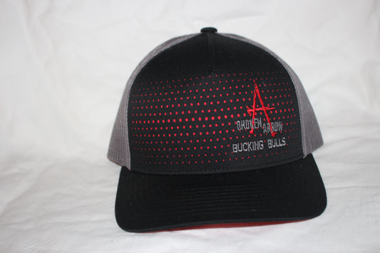 BA Black and Red  and Grey Snapback