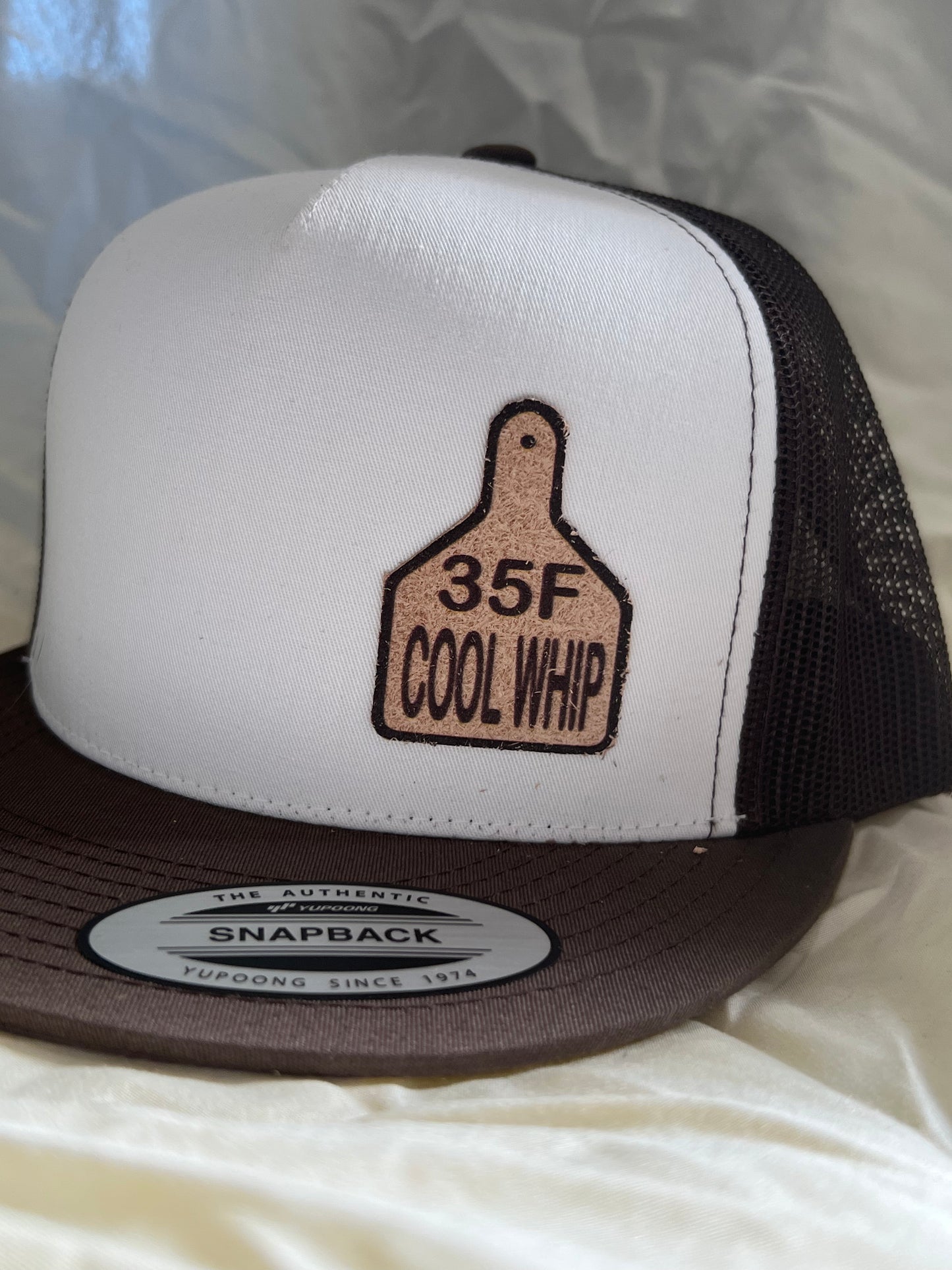Cool Whip brown Flat hat