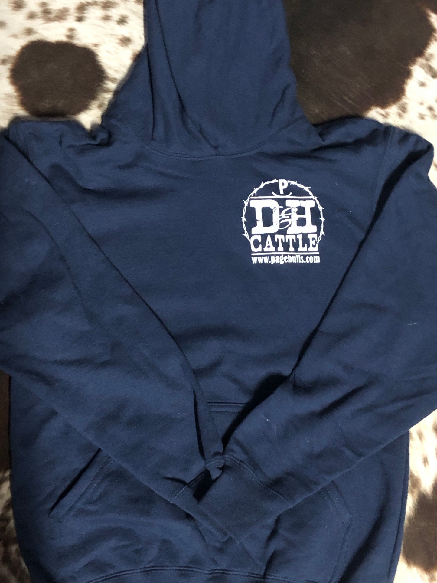 D&H Small logo youth hoodie